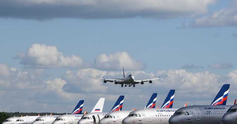 самолет врезался в птиц