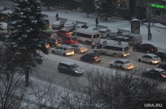В Тюмени пробки в восемь баллов
