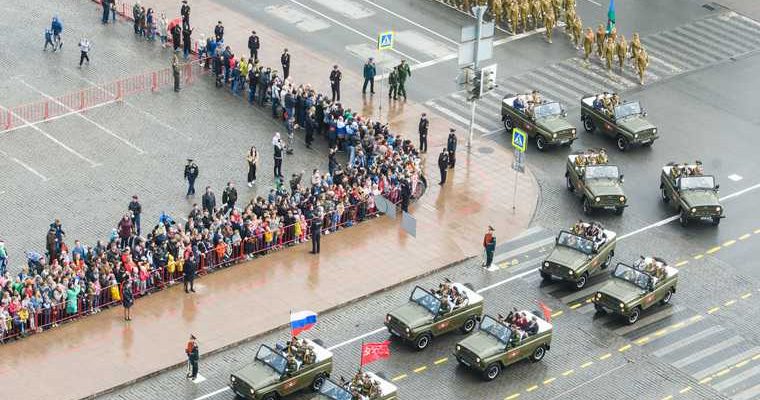 Парад победы Екатеринбург репетиция днем