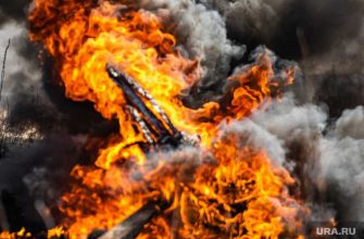 пожар в Новосибирске